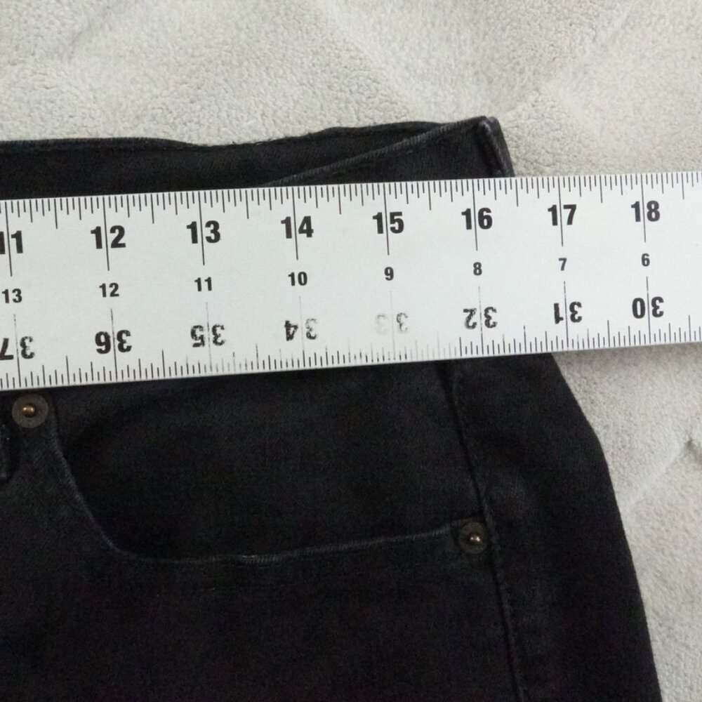 Levi's 505 Classic Straight Leg Jean Mens 33x34 Black Denim - Picture 4 of 9